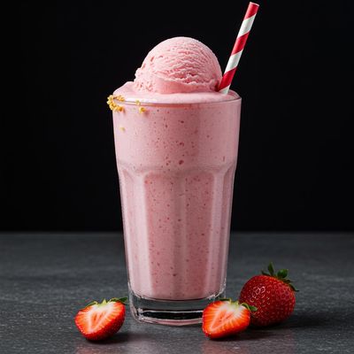 Strawberry Ice Cream Milkshake